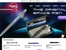 Tablet Screenshot of fisherspacepenstore.com